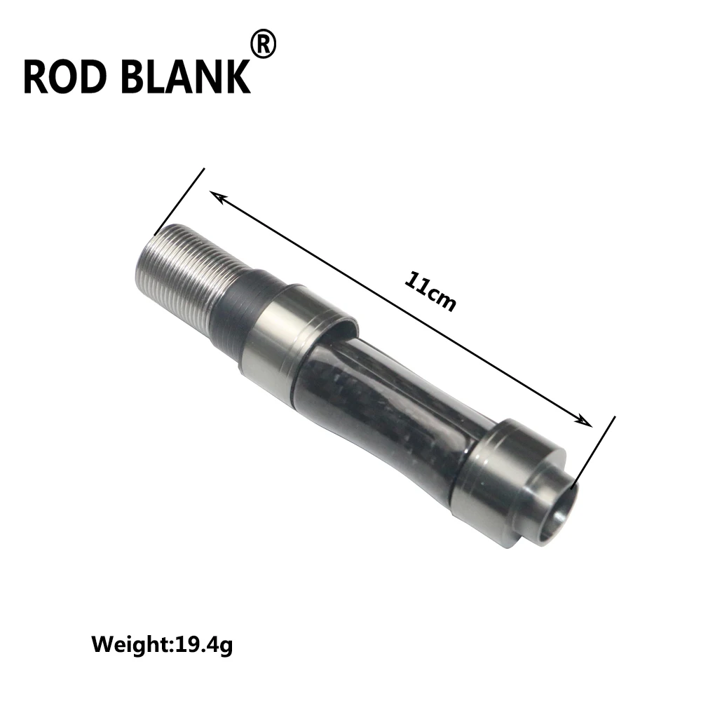 Blank de caña spinning casting 3K carbono con asiento y empuñadura - imagen 3