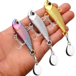 Metal VIB Cebo Giratorio Spinner Vibración para Trucha Invierno