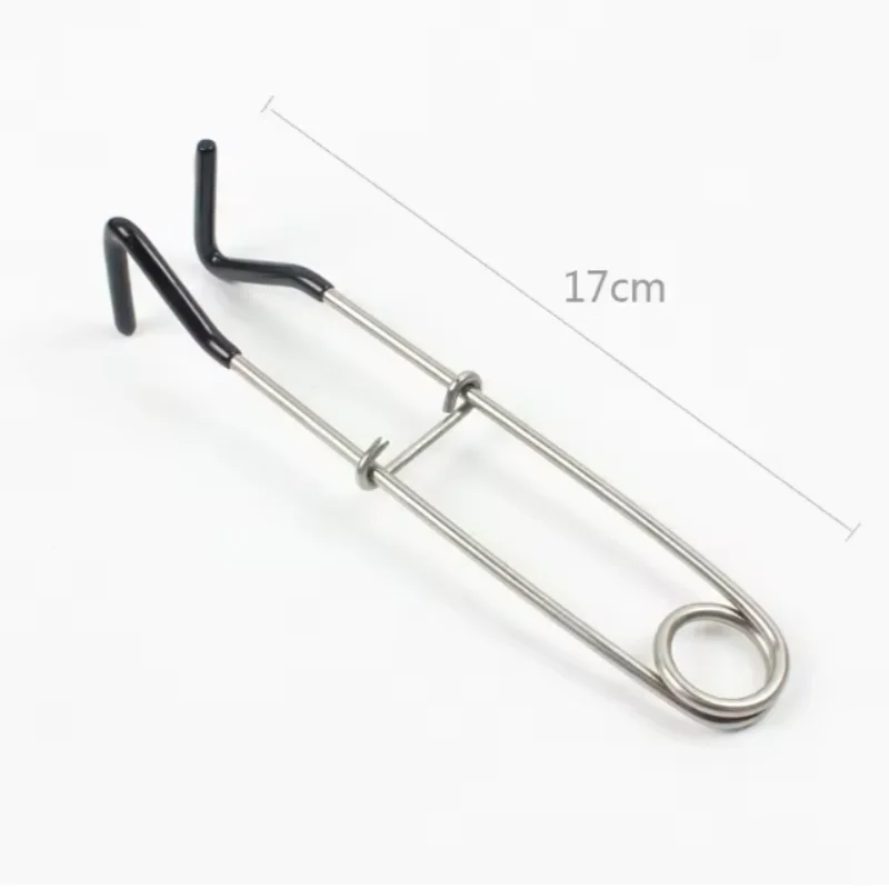 Removedor de anzuelos de pescado portátil de acero inoxidable, abrazadera tipo cruz, herramienta de pesca con apertura de Boca de pescado, equipo de pesca práctico - imagen 2