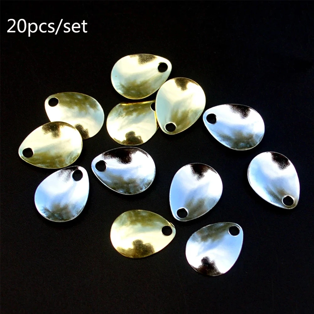 Anillos giratorios con cuchillas y cucharas de níquel lisas señuelo - imagen 4