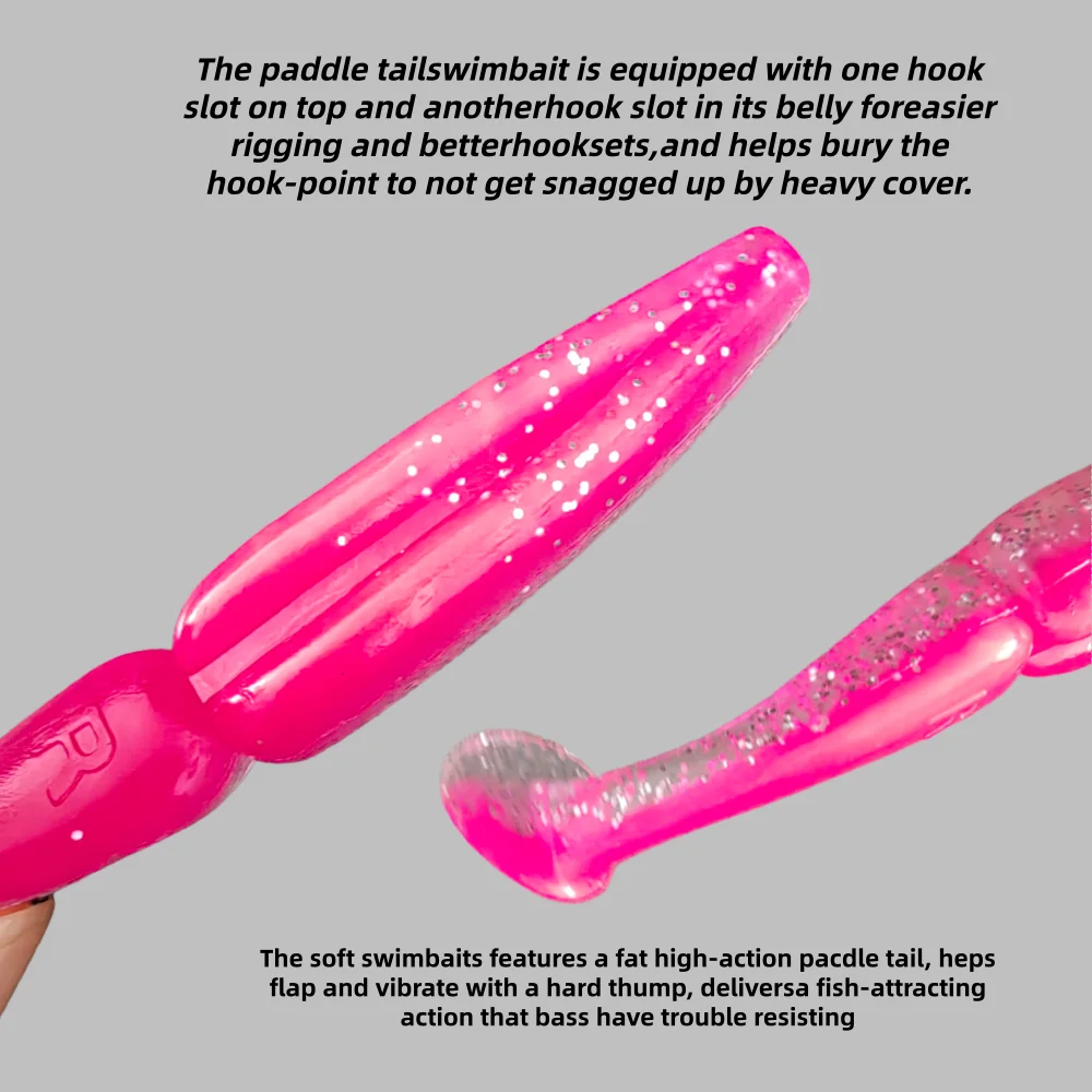 4 Uds 11cm 12g señuelo suave cebo Artificial Swimbait cebos de carpa Wobblers peces mosca océano LAKE aparejos de Pesca - imagen 5