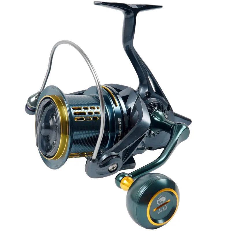 Carrete de pesca de mar LD 13BB 4,8:1 relación de engranaje carrete de Jigging arrastre máximo 25KG carrete giratorio anticorrosión descenso lento PE10 # -350M - imagen 2