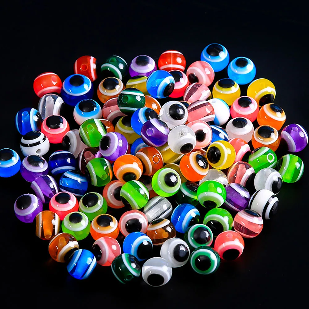 MNFT-Cebo blando para manualidades y pesca, cuentas de ojo de pez, en colores surtidos, 100 - imagen 5