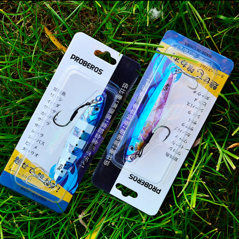 Wobblers de cebo artificial metoluminoso para curricán, plantilla de metal, señuelo duro, pesca en el mar, accesorios supercontinentes - imagen 3