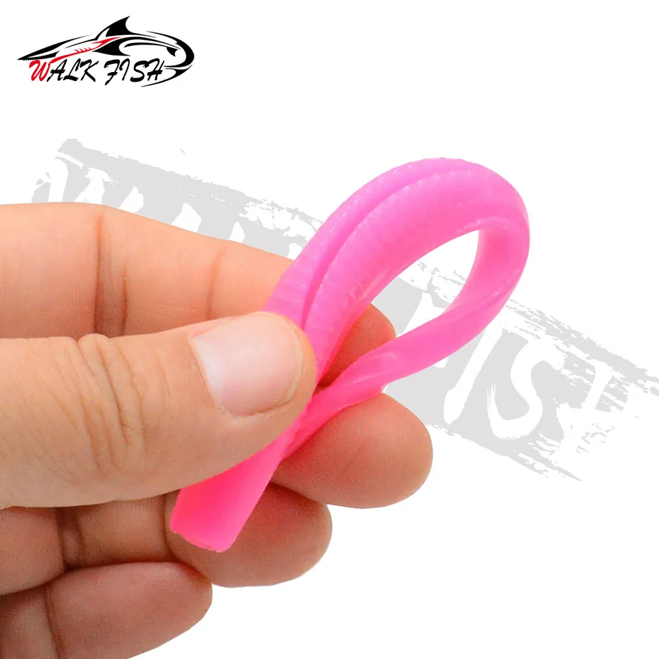 WALK FISH-señuelo de pesca de gusano Wobbler, 5 piezas, 12cm, 7g, Swimbaits, aparejos de pesca, cebos blandos, lubina, carpa, cebo de goma Artificial - imagen 2
