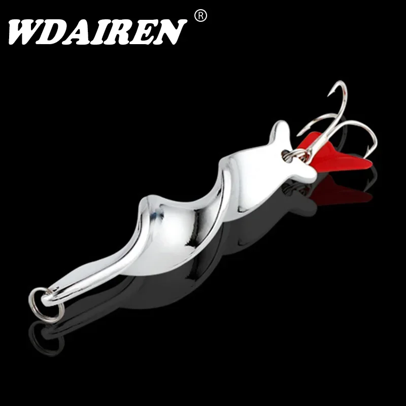 Señuelos de pesca giratorios, cuchara para trucha, sábalo, Wobblers, plantilla, cebos duros VIB, 10g/14g/21g/28g, lentejuelas para aparejos de pesca de carpa, 1 ud. - imagen 3