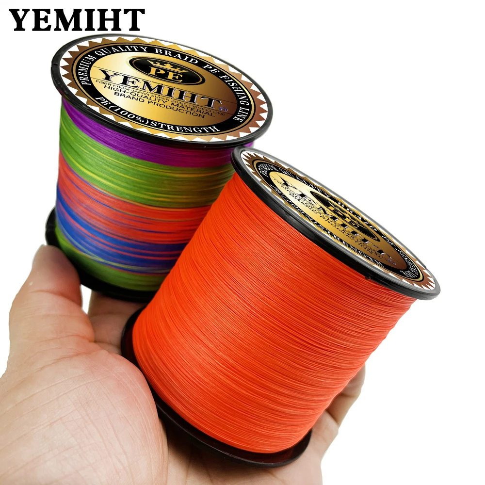 YEMIHT-sedal de pesca de 8 hebras, multifilamento japonés de 300M, PE, alambre duradero, carpa, hilo tejido súper fuerte, aparejos de pesca - imagen 4