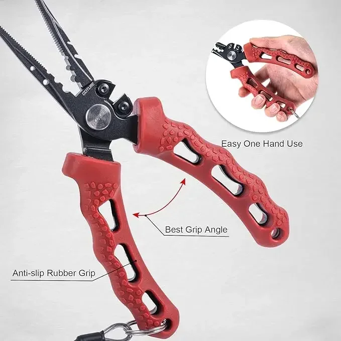 Alicates de Pesca Goture – Acero Inoxidable Multifunción - imagen 4
