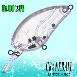 Crankbait flotante sin pintar Dr.Holife con sonajeros para agua media