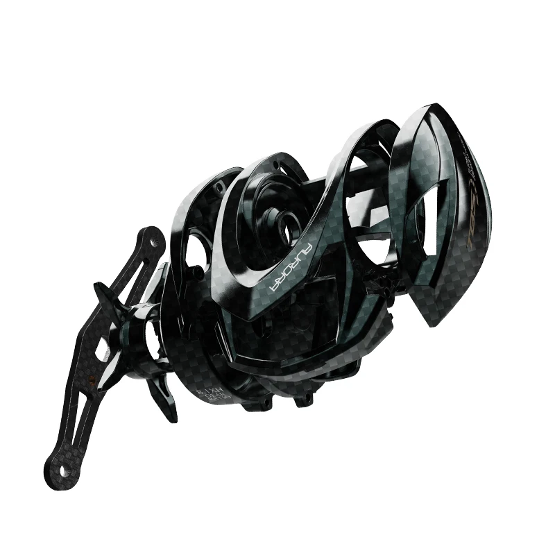 HISTAR-carrete de pesca de carbono Aurora airCF, freno magnético de suspensión 3D, BFS, NMB, SIC, BB, 109G, relación 8,1: 1, 4KG de potencia de arrastre, Baitcasting - imagen 2