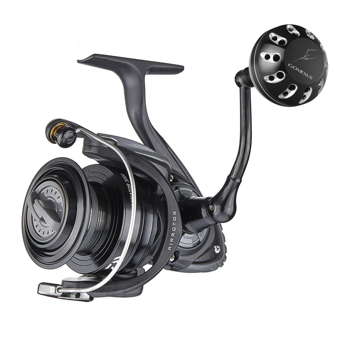Gomexus Pomo Carrete 47mm para Daiwa L Carrete Saltiga Saltist 4500 - 6500 Catalina 4500 - 6500 Spinning Reel Knob Directo - imagen 4