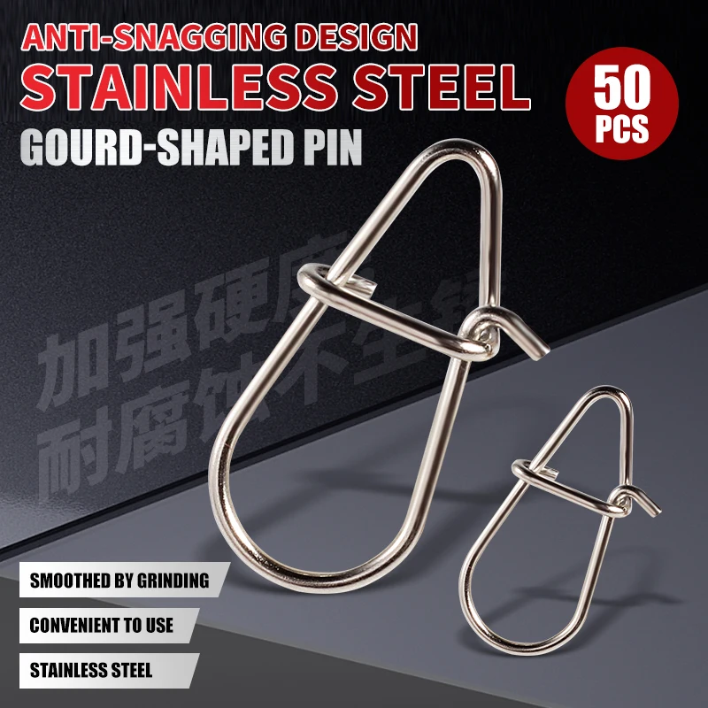 Broches de pesca supercontinentes, Clips de pesca, broches de Crankbait rápidos, conectores de Señuelos de Pesca, pesca en agua salada, señuelo de bloqueo Duo - imagen 2