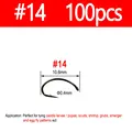 size 14  100pcs