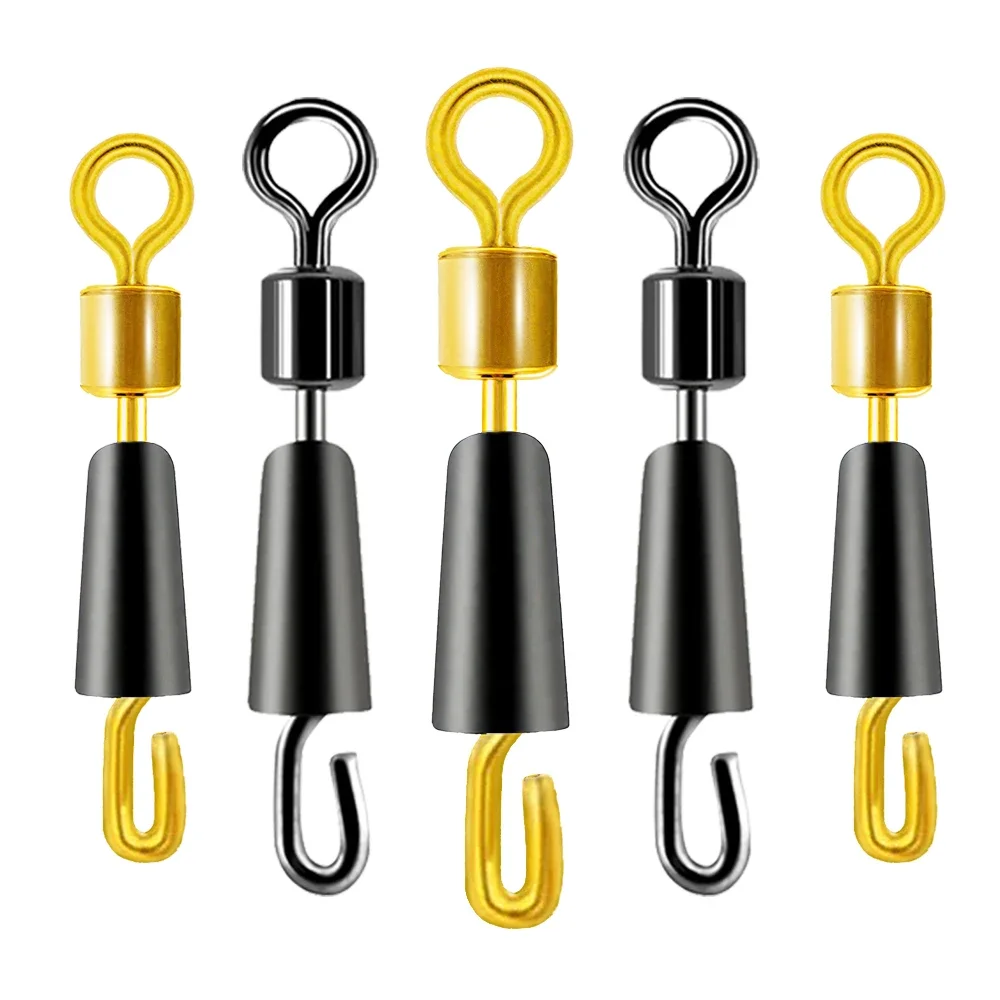 20/100 Uds rodamiento de pesca giratorio rodamiento anillos sólidos enlace rápido línea de señuelo Spin Snap aparejos conector de caja - imagen 4