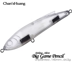 Cebón Chan's Huang 140mm – Señuelo artesanal para depredadores