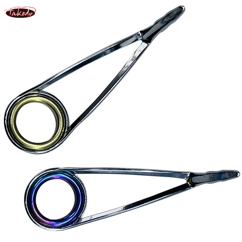 Guías de caña de pescar giratorias Ul, anillo de cerámica de acero inoxidable, anillo de guía de acero inoxidable, conjunto de reparación de reacondicionamiento, bricolaje, 5 Juegos, TN28-1 - imagen 2