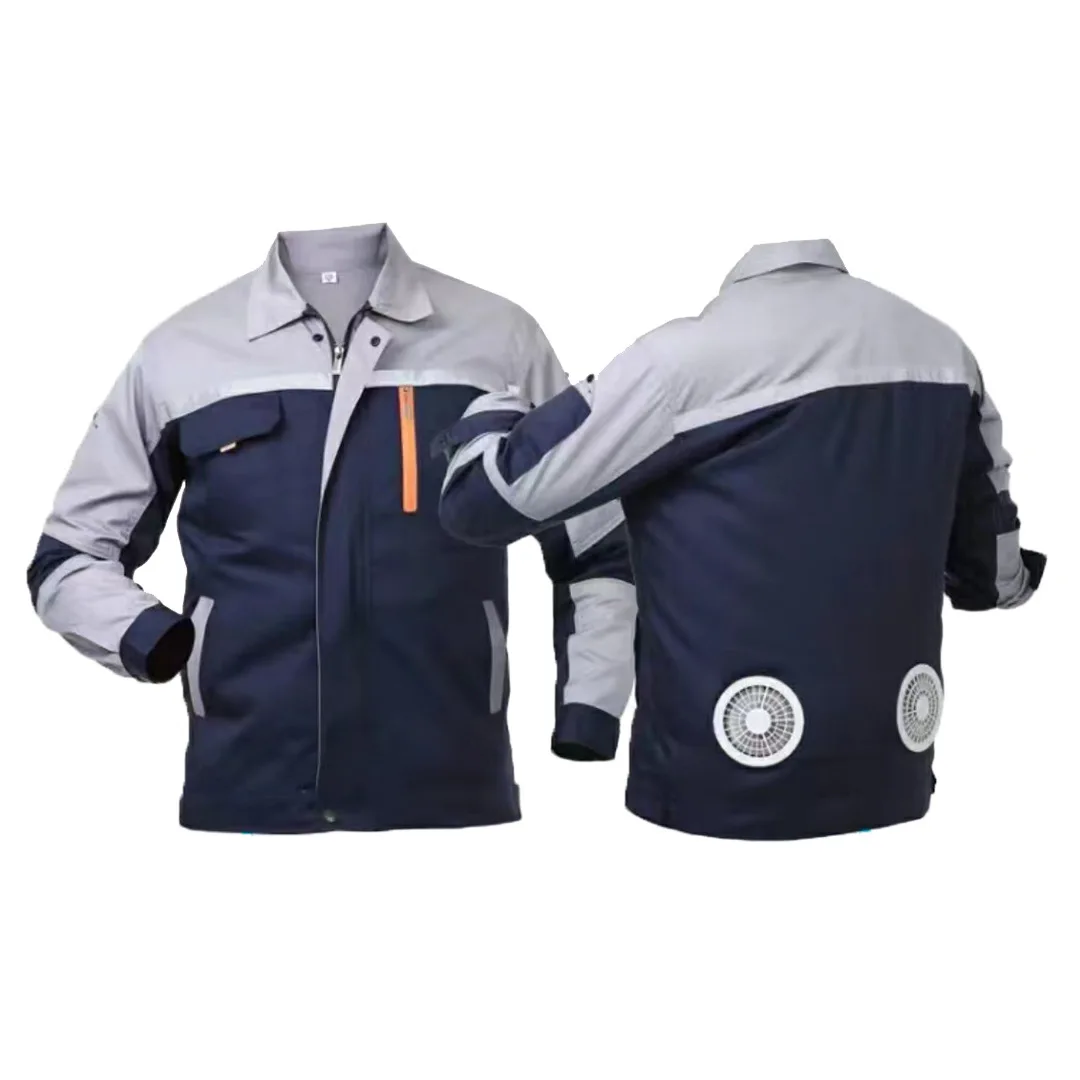 Ropa de trabajo con aire acondicionado para verano, ventilador de refrigeración solar para exteriores, ropa de electricista a prueba de calor, novedad - imagen 5