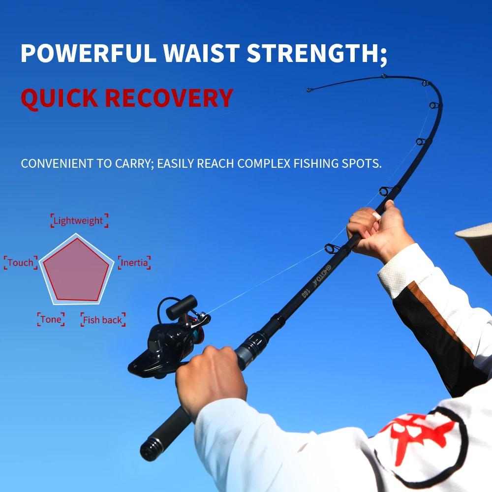 Mini caña de pescar telescópica de 1,5-2,4 m, caña de pescar de carbono súper dura para río y lago, caña de pescar portátil para mar, buenos accesorios - imagen 5