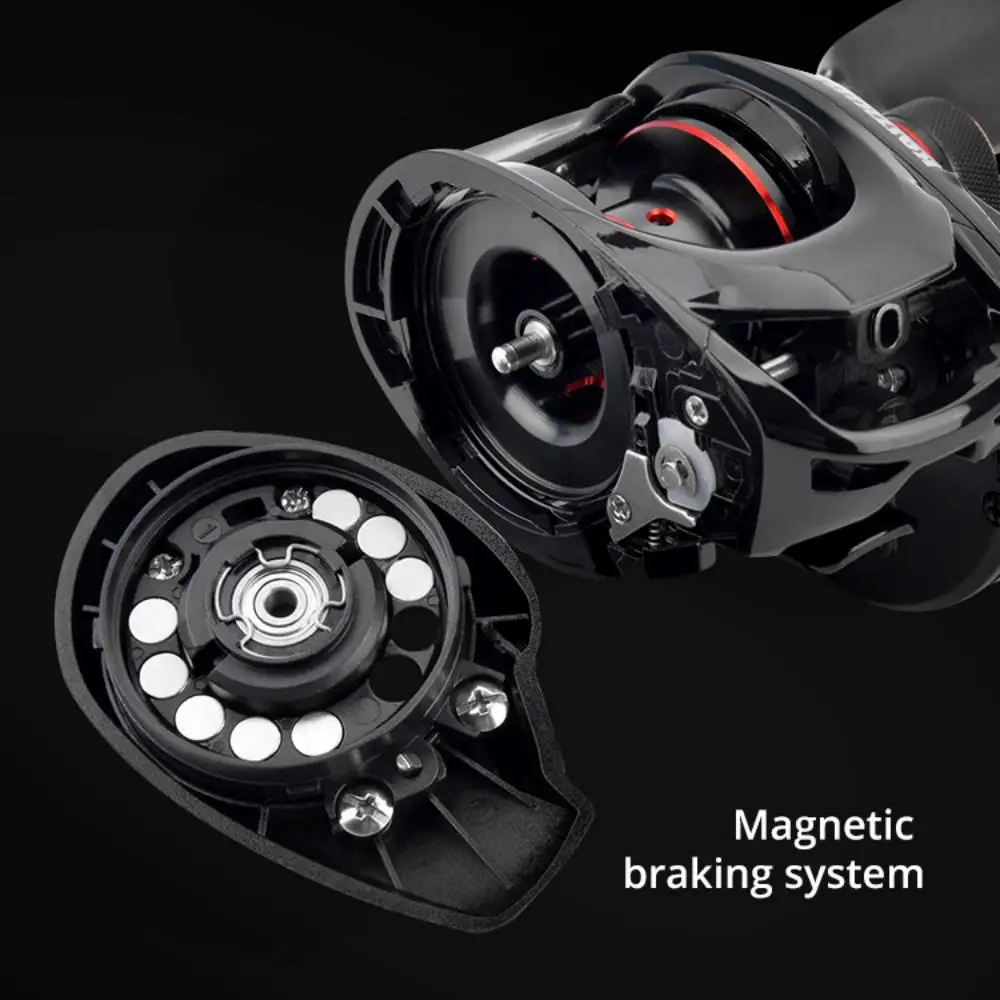 KastKing-carrete de Baitcasting MaxSteel, sistema de frenado magnético 7,1: 1, relación de engranaje 5 + 1, rodamientos de bolas, bobina de pesca de arrastre máximo de 7KG - imagen 4