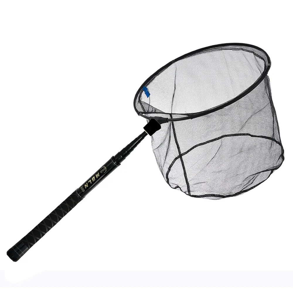 MBLN Red de aterrizaje de fibra de carbono, 355 cm de longitud total, 44 cm doblado, poste telescópico de 310 cm, duradero para pesca en roca, compacto y fuerte - imagen 4