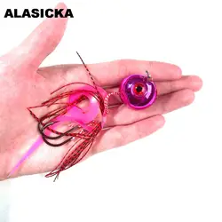 ALASICKA Kabura Jig Head – Falda de conmemón para mar