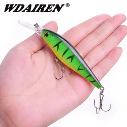 Crankbait Minnow labio largo para lubina, Lucio y carpa