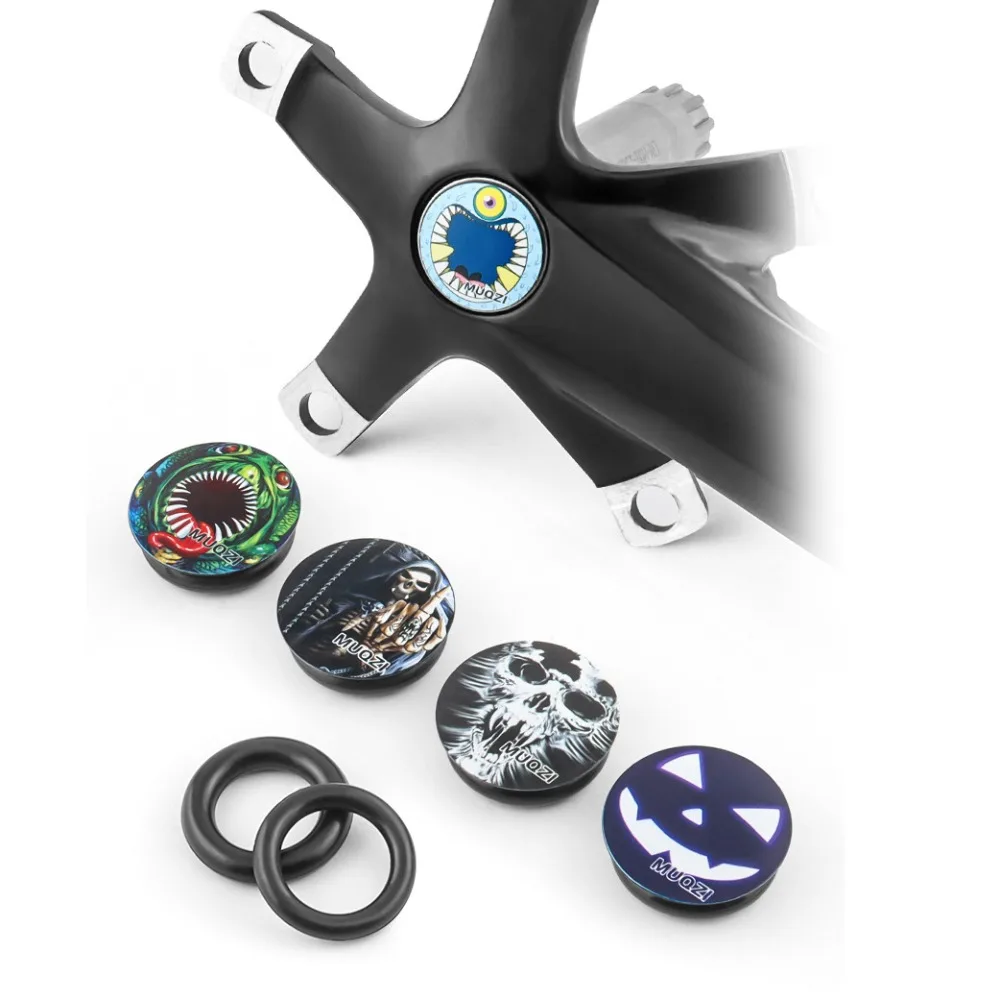 Cubierta antipolvo de manivela para bicicleta de montaña, tapón de extremo de plato, Piñón hueco, brazos de manivela, tapa antipolvo, cubierta de aleación ultraligera - imagen 2