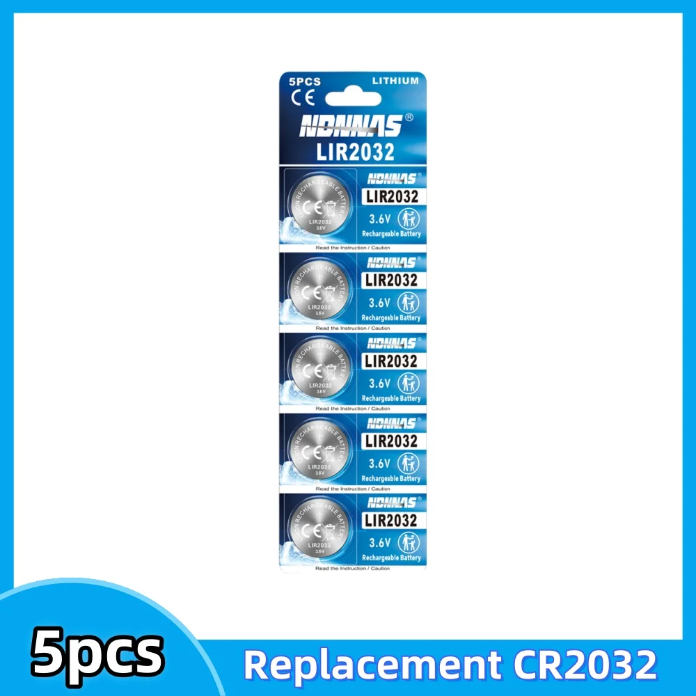 Pila recargable LIR2032 3,6V con cargador para electrónica de pesca - imagen 4