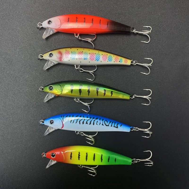Señuelo de pececillo de hundimiento pesado, 47g, 105mm, pesca de trucha, lubina de agua salada, cebo duro Artificial, Twitch Wobbler Swimbait, equipo - imagen 4