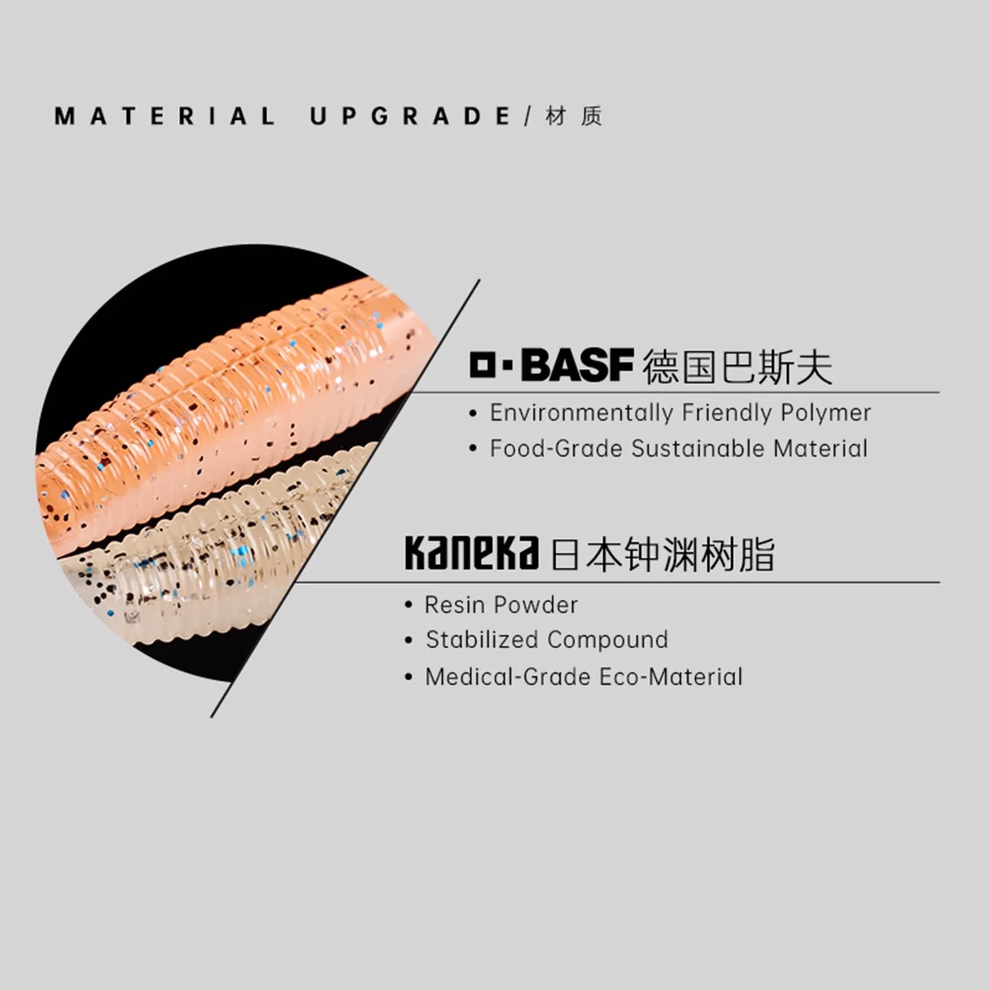 New2025 Lurefans JingJiT-tail II hundimiento cebo suave señuelo de pesca 51/55/63/68/76mm Wobbler Artificial pez mandarín cebo falso 10 Uds - imagen 5