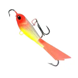 Nuevo Señuelo de pesca en hielo de invierno de 63mm/15g, cuchara Artificial afilada, señuelos de Metal, equilibrador, Jigging, señuelo de pesca en hielo de alta calidad