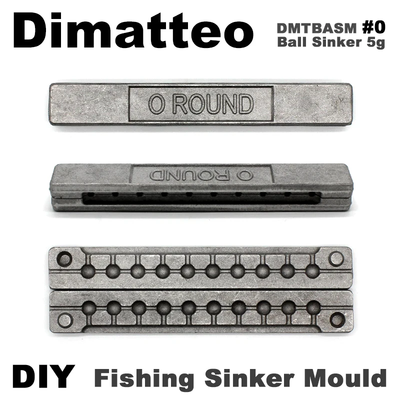 Dimatteo DIY Molde Plomo Bolas – Fabrica tus Plomadas - imagen 4