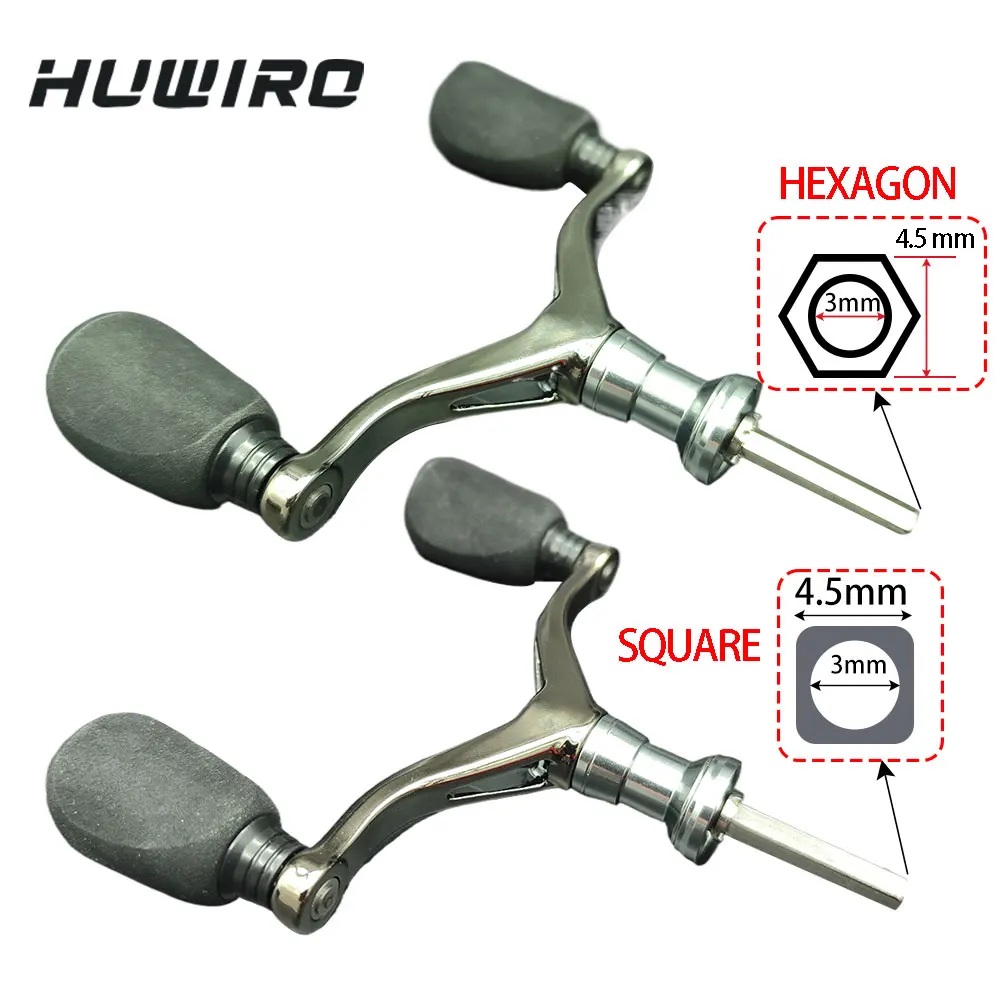 Mango de carrete de pesca para SHIMANO AORISTA/CATANA/EXCENCE/FX/NASCI/SIENNA/SAHARA para DAIWA EXCELER/FREAMS/LEGALIS/REGAL/REVROS