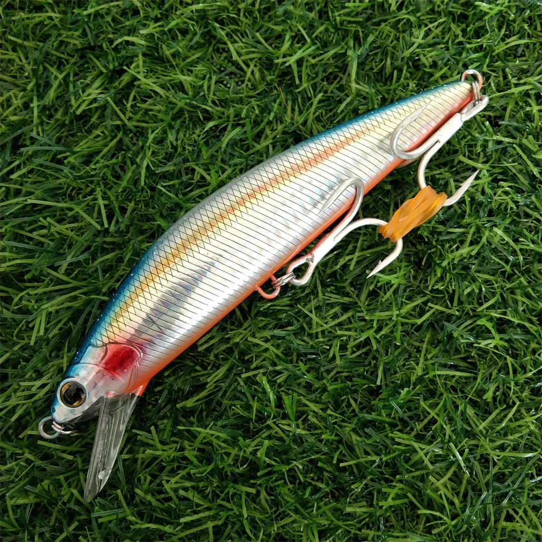 Señuelo de pesca de trucha, 1 unidad, 14cm, 80g, Jerkbait que se hunde, artista, pececillo, pesca en el mar, pececillo negro, señuelo duro para lubina - imagen 4