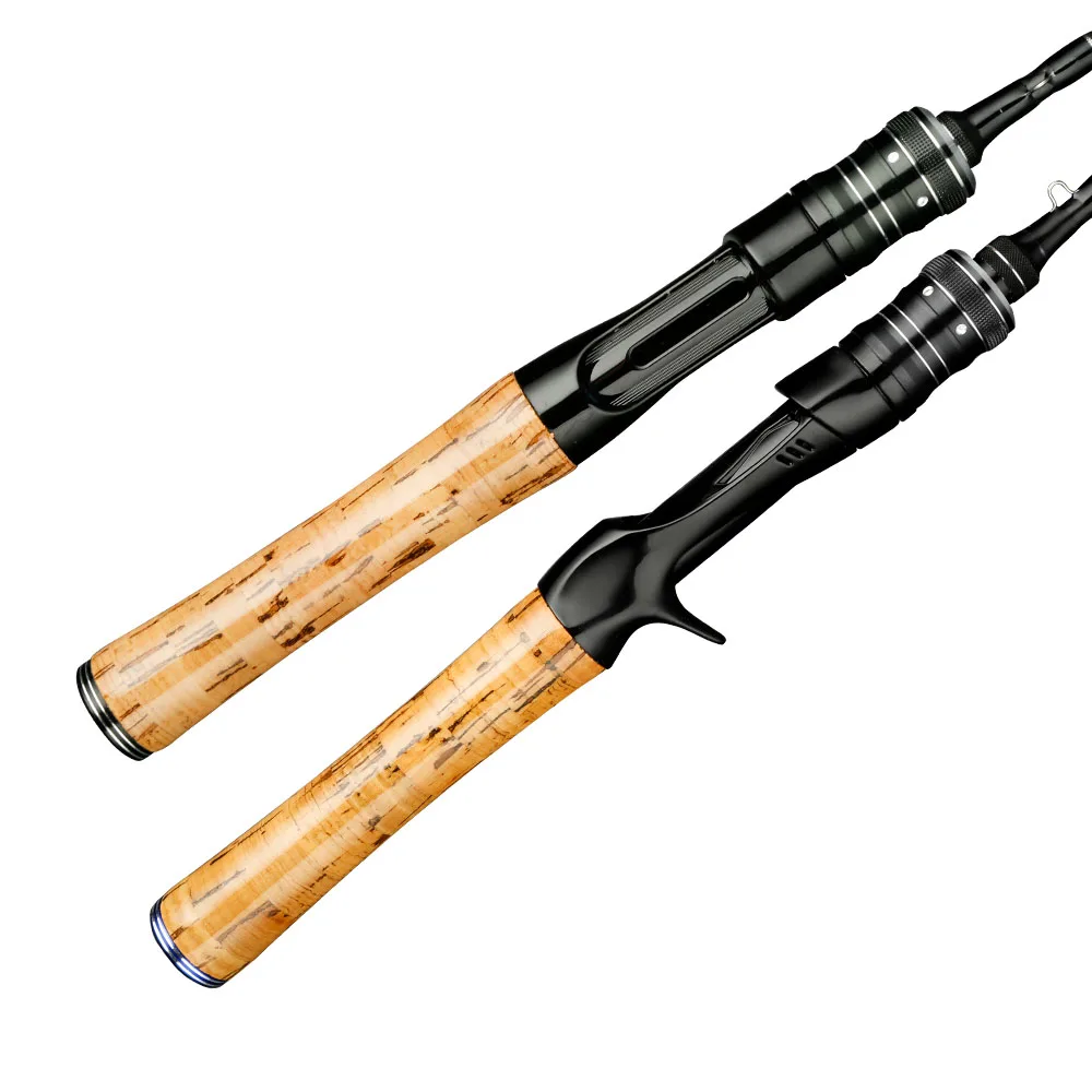 Caña de pescar de fibra de carbono, 150cm, 168cm, 180cm, señuelo de Punta UL, caña de fundición giratoria ultraligera rápida para trucha - imagen 5
