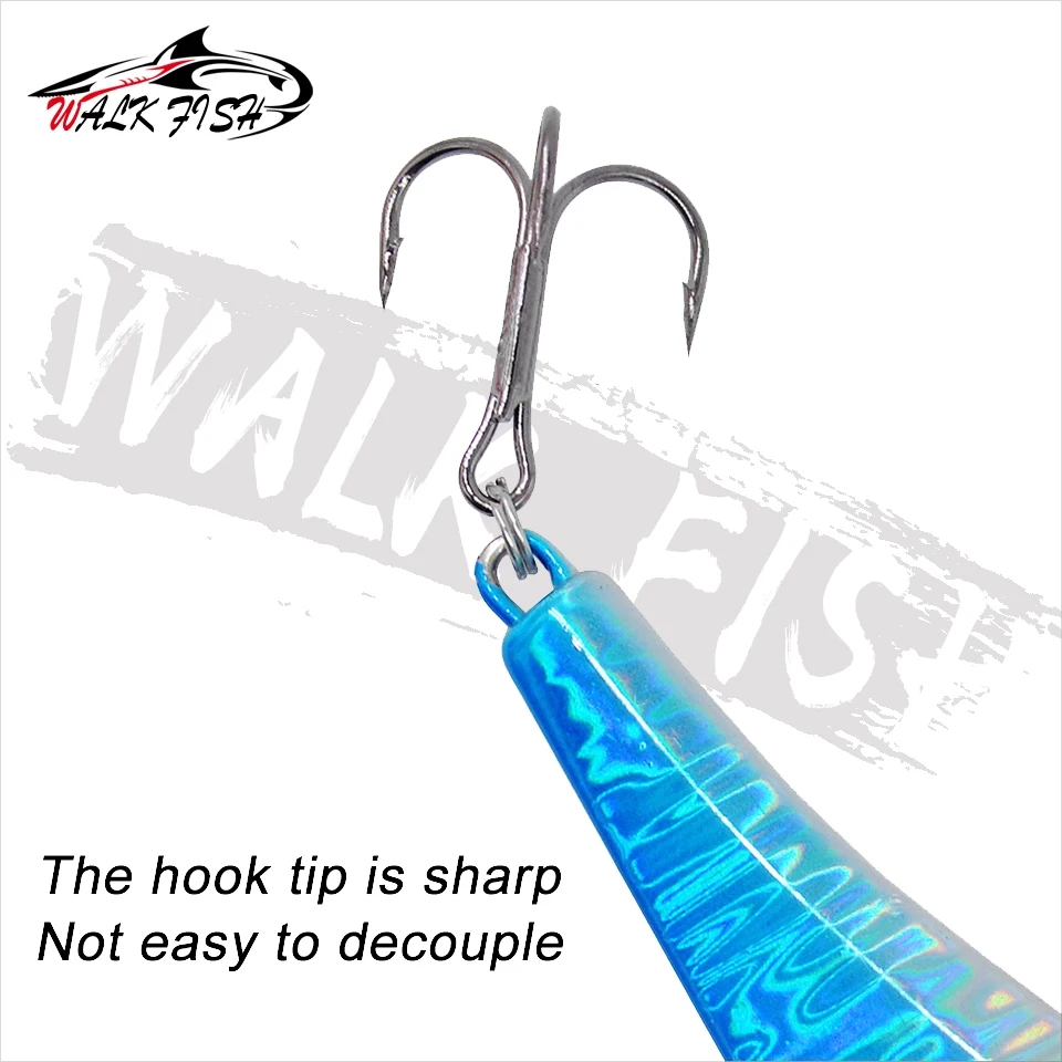 WALK FISH 1 Uds Pesca de invierno señuelos VIB de tono alto 34g sonajero hundimiento vibración Pesca lubina atún Bluefish aparejos de Pesca - imagen 3