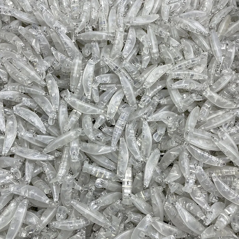 Señuelo de pesca de 5 piezas, cebo ABS sin pintar, pececillo, 42mm, 2,5g - imagen 4