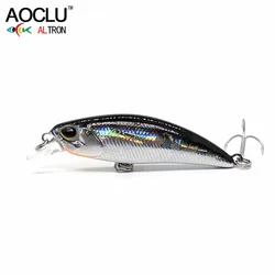 AOCLU Jerkbait Wobbler pequeño – Señuelo duro para trucha y lubina