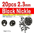 20pcs Black 2o3mm