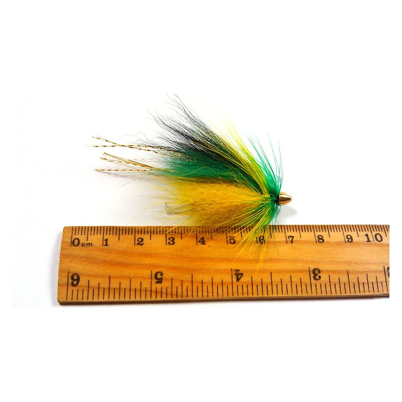 Wifreo-tubo de plástico para pesca, 4 piezas, salmón, Color verde y naranja - imagen 2