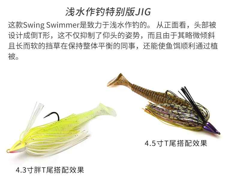 Keitech Swinging Swimmer Edición especial Plantilla de natación Señuelo cebo - imagen 5