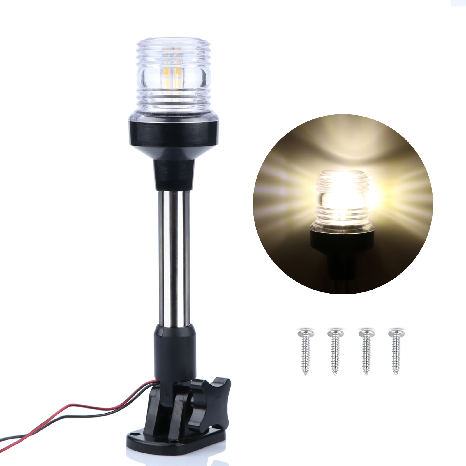 Lámpara LED plegable 12V para navegación y señalización de embarcación