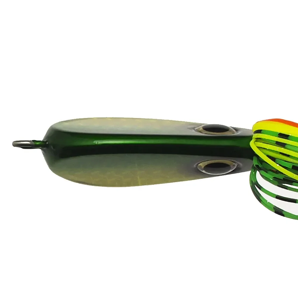 Countbass 1 unidad de plantillas de goma salada de 120g y 4,2 oz, plantillas Madai inferiores con anzuelo de goma, Señuelos de pesca de curricán de calamar, plantillas de pargo