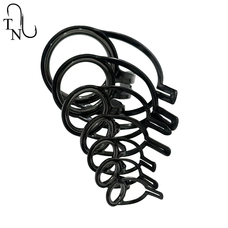 TN113 BLNLSG SIC anillo de construcción de varilla soporte de acero inoxidable reparación DIY componentes de caña de pescar Accesorios - imagen 5