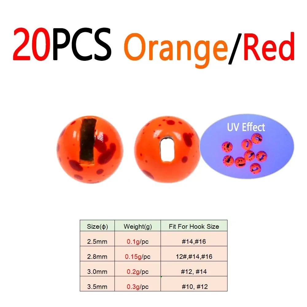 20pcs OrangeIRed