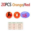 20pcs OrangeIRed