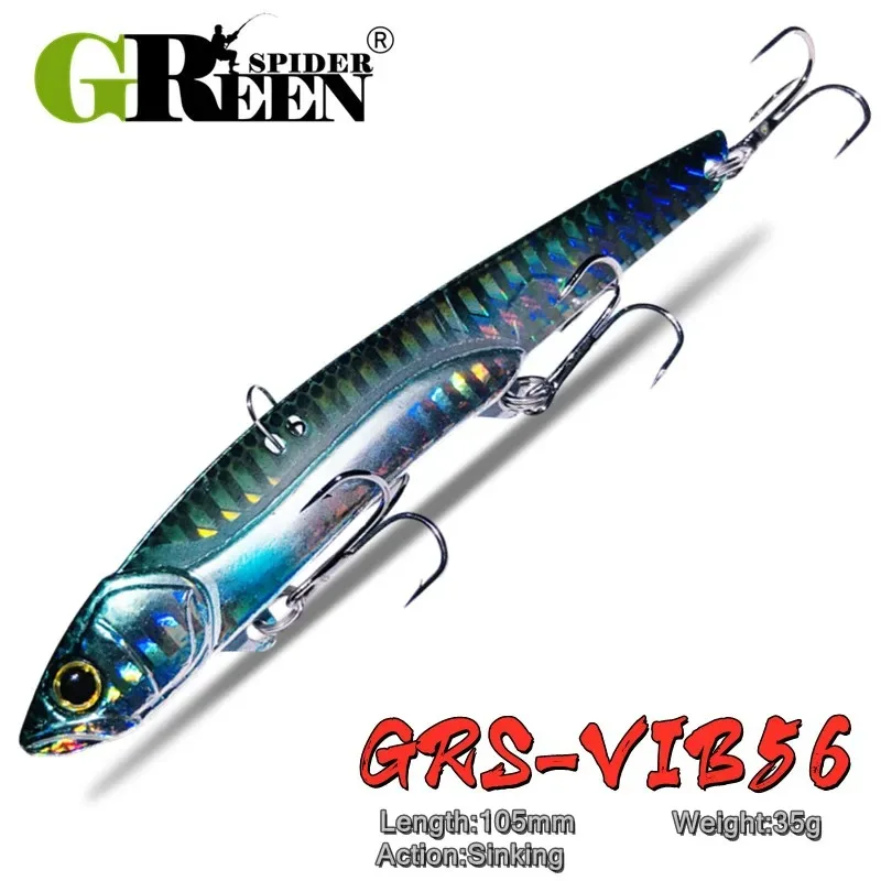 Señuelo VIB metálico – Cuchara vibrante para jigging en agua dulce
