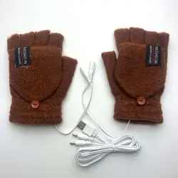 Guantes térmicos de pesca medio dedo para invierno