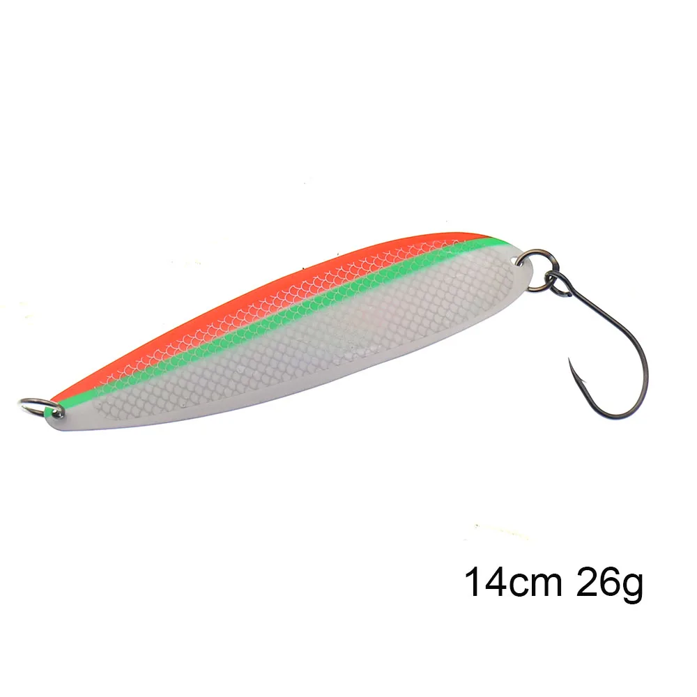 Cuchara de pesca de Metal, 14cm, 26g, cuchara fina, señuelo de pesca, cebo duro, Spinner, cebo Isca Artificial, aparejos de pesca - imagen 3