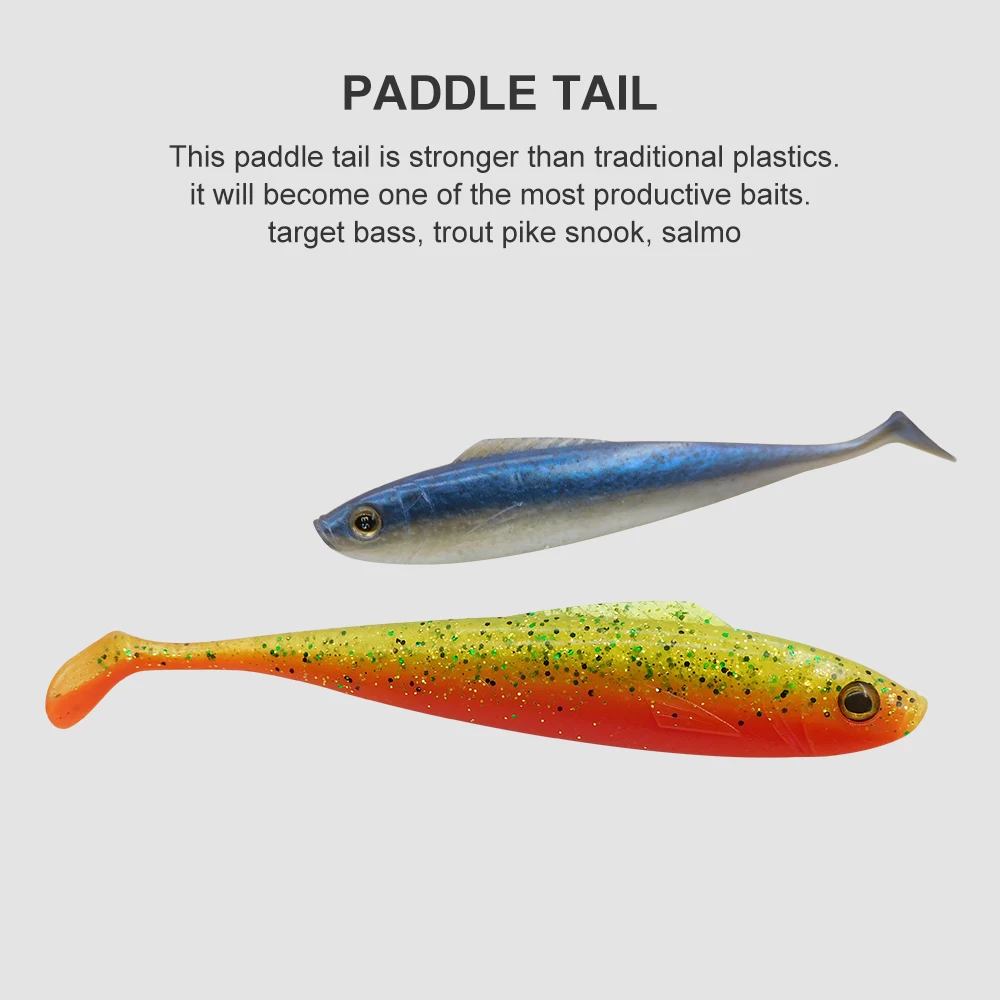 ESFISHING Señuelos de Pesca nuevo Kauli Shad 135mm 160mm cebo suave aparejos Swimbait Isca Artificial Wobbler Bass - imagen 5